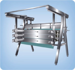 SYT60 series A-frame duck finishing plucker