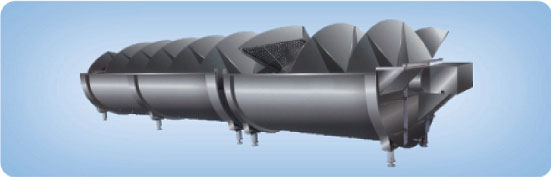 SXY25–40 series stainless steel poultry screw chiller