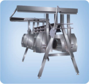 SJT series A-frame chicken finishing plucker