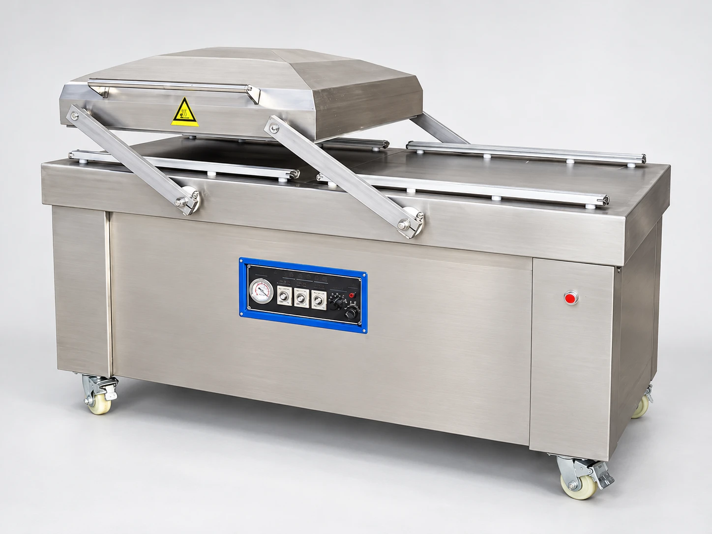 Double-chamber vacuum packing machine
