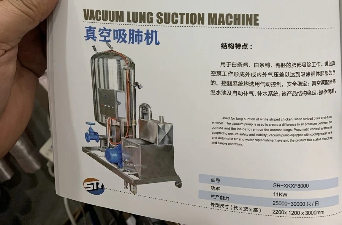 Vacuum lung removal system