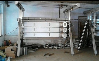 A-frame poultry plucker